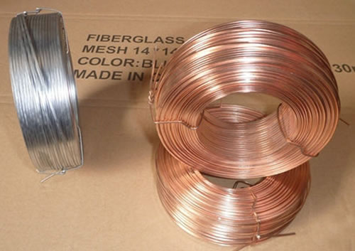 Copper Coated Galvanized Flat Wire for Stitching