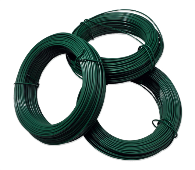 25kg coil plastic coated galv.iron wire