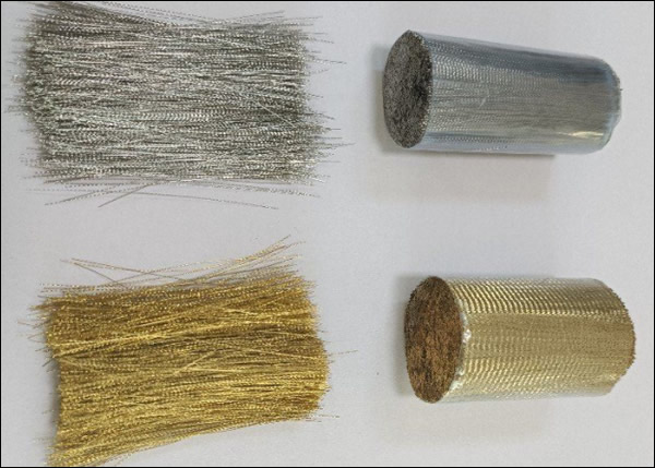 Copper coated wire for brush wire