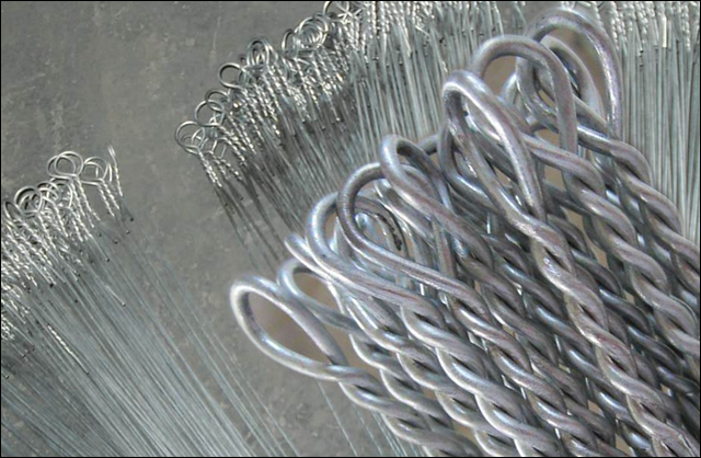 12 gauge galvanized single loop bale ties