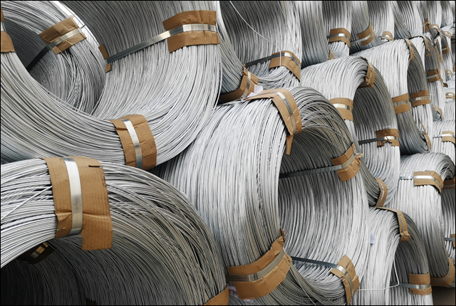1000 lb reels hot dipped galvanized cable wire