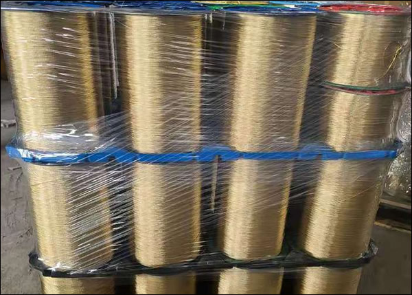 Brass coated wire for rubber hoses reinforcement