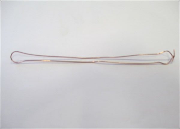Double wire loop ties copper coated bright annealed