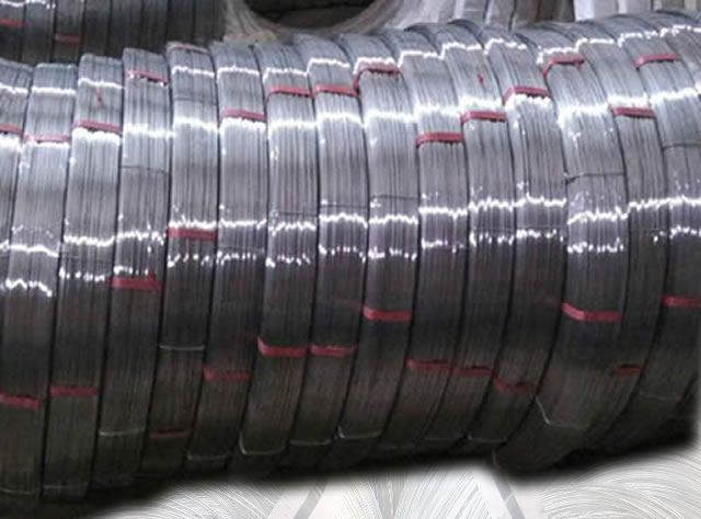 Oval Section Galvanized Wire - Fencing Wire